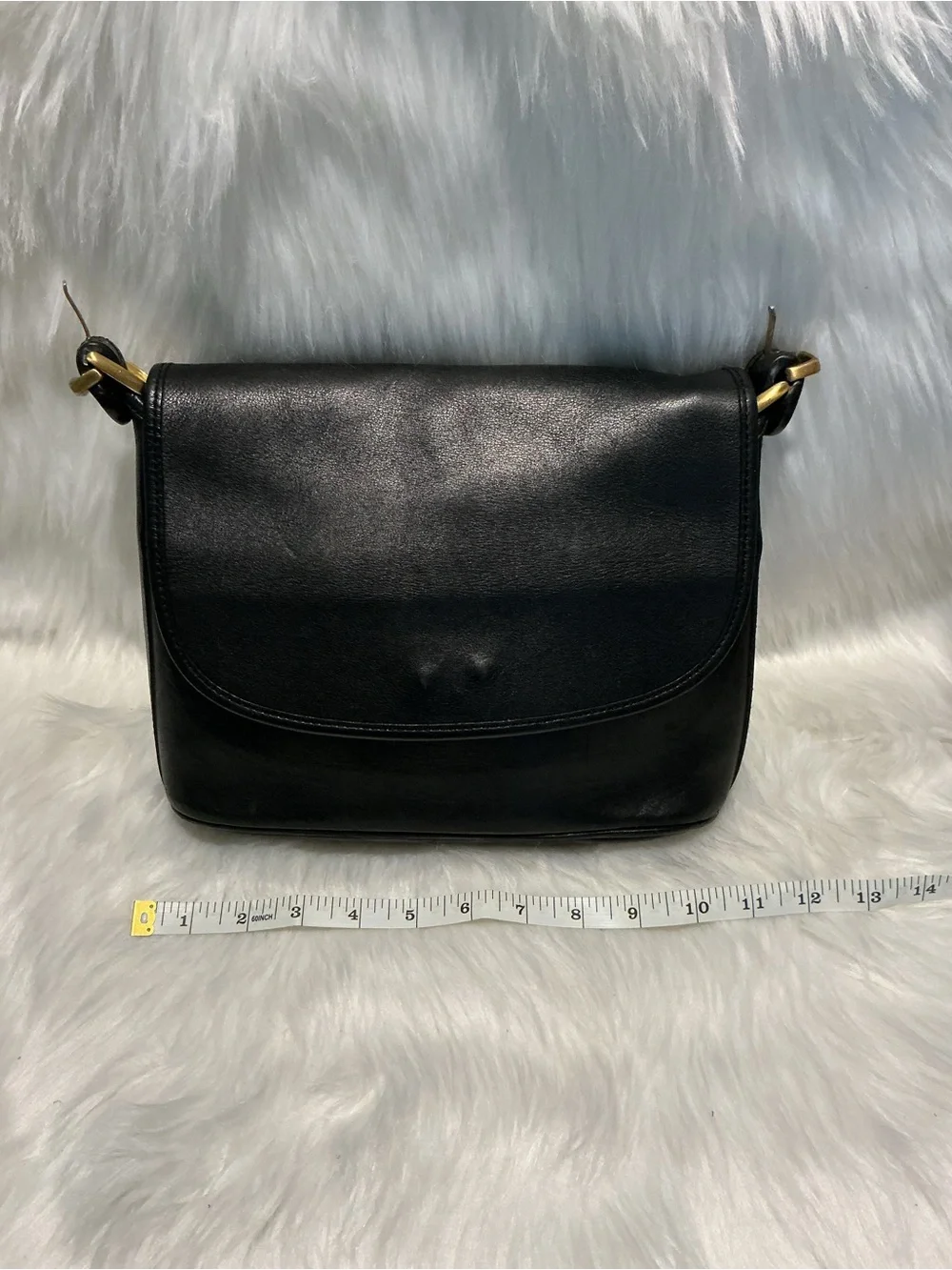 Coach Vintage Town Bag 1990s Vintage Black Leather
